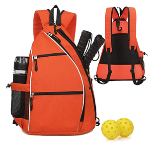 Sac de raquette de pickleball portable antivol et imperméable et sacs de sport à bandoulière Sac à dos de pickleball <span class=keywords><strong>pour</strong></span> femmes et hommes pouvant contenir 2 raquettes - Product Image 5