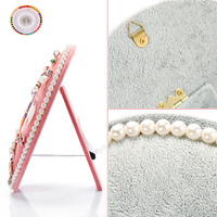 Ovale Perle Bijoux Présentoir Conseil Boucle D'oreille Collier Stand Pendentif Affichage Bijouterie Présentoir