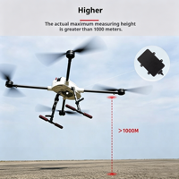 Capteur radar altimètre longue portée 24 GHz 1000 m de précision Yteq UHK1000 compatible avec le maintien d'altitude des drones UAV PX4 APM