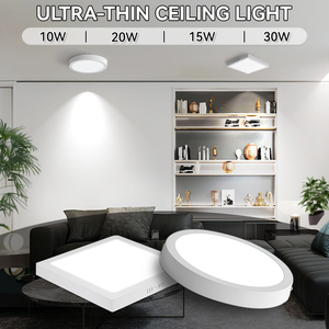 <span class=keywords><strong>Pannello</strong></span> <span class=keywords><strong>Luminoso</strong></span> a LED Ultra Sottile Quadrato o Rotondo, Montaggio a Superficie, Alta Luminosità per Casa, Hotel, Ufficio - Product Image 3