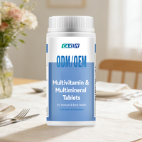 Comprimés multivitaminés pour adultes de marque privée d'usine, riches en calcium, magnésium, zinc, fer, vitamine D3 et vitamines du groupe B, complément alimentaire
