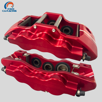 Nouvel étrier de frein personnalisable à 6 pistons en aluminium forgé CNC, plaquettes de frein, systèmes de freinage automobile, certifié ISO9001 100%