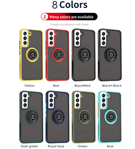 Funda para Teléfono Translúcida Mate para <span class=keywords><strong>Samsung</strong></span> Galaxy <span class=keywords><strong>S22</strong></span>, Funda Híbrida con Soporte para Coche para <span class=keywords><strong>Samsung</strong></span> <span class=keywords><strong>S22</strong></span> <span class=keywords><strong>Plus</strong></span> - Product Image 3