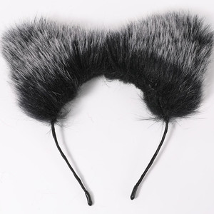 Fascia per capelli con orecchie di <span class=keywords><strong>gatto</strong></span> con animali morbidi con orecchie di animali fascia per capelli per Halloween Christmas Cosplay Anime <span class=keywords><strong>Costume</strong></span> - Product Image 5