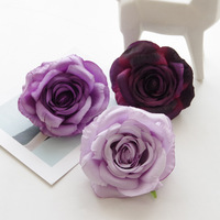 Rosa Rosen und Pfingstrosen Künstliche Blumen in Großpackung Kleine Seidenblumenköpfe für Dekoration, Basteln, Hochzeits-Tischdekoration