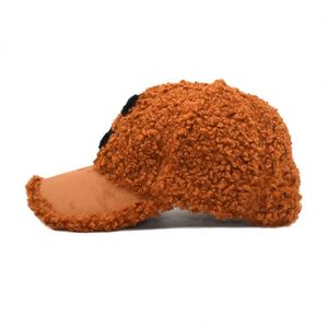 Gorra de Béisbol Casual Unisex, Color Sólido, Material Imitación Lana de Cordero, Tejido Común, Gran Venta - Product Image 5