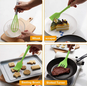 Juego de 5 Utensilios de Cocina de Silicona para Alimentos, Espátulas para Hornear y Repostería, para el Hogar y la Cocina - Product Image 2