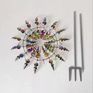 <span class=keywords><strong>Moulin</strong></span> à vent blanc <span class=keywords><strong>de</strong></span> couleur d'art métallique lumineux d'extérieur décoration <span class=keywords><strong>de</strong></span> jardin | - Product Image 2