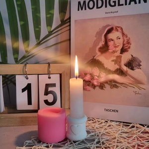 Moldes de silicona hechos a mano Kingnoo para herramientas de repostería, adornos decorativos estilo DIY, molde para candelabros W0024 - Product Image 2