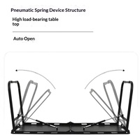 Table Tactique Pliante Portable pour Camping en Plein Air, Extension Libre, Ouverture Rapide, Mobilier d'Extérieur pour Pique-nique et Barbecue