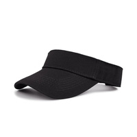 Chapeau à visière de plage d'été vierge de protection solaire de couleur unie personnalisé en gros casquette de sport de plein air à séchage rapide pour hommes et femmes