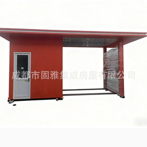 Sistema de Gestión de Estacionamientos, Cabina de Acero de Color Rojo con Pasaje para Uso en Autopistas, Personalizable - Product Image 1