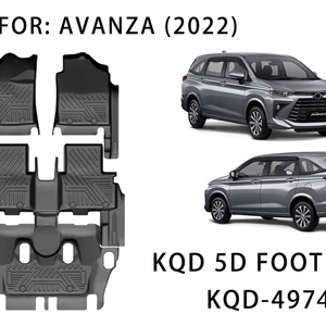 Tapis de voiture 5D en gros, 4 pièces, haute qualité, imperméables, en TPO/TPE 3D pour AVANZA - Product Image 2