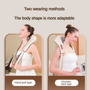Masajeador Shiatsu de Tejido Profundo para Cuello y Hombros con Calor, Amasamiento y Compresión Eléctricos para Alivio del Dolor y Masaje de Músculos de la Espalda - Product Image 5