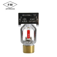 Système de gicleurs d'incendie CA Fm Special Respone JOB Glass Bulb 68 ℃ Fm Fire Sprinkler
