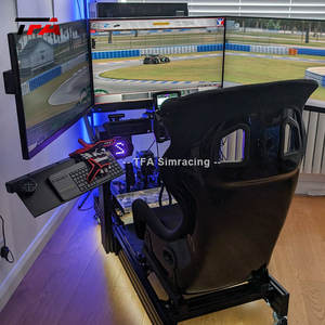 aluminium simulateur de cockpit de course siège voiture conduite simulateur de course jeu de cockpit simulateur de course - Product Image 3