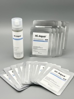 Mascarilla coreana para el cuidado de la piel, parche antiarrugas para ojos, OEM, parche de ojos de alta pureza con ácido hialurónico y bruma calmante para el área de los ojos.