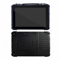 Tablet tahan air, PC Built-in Nfc 10000mah 10 inci 4g Lte Android industri biometrik perangkat genggam Tablet kasar