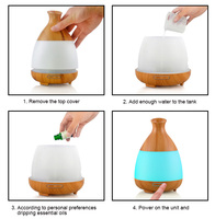 Chine Mini humidificateur d'air à ultrasons de bureau avec diffuseur d'arôme de brume fraîche pour les humidificateurs domestiques à huile essentielle à usage domestique