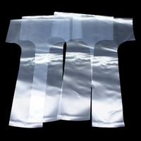 13x21cm sac de transport en forme de T une tasse sac d'emballage de boisson pochette en plastique costume pour tasse de 90-95mm de diamètre