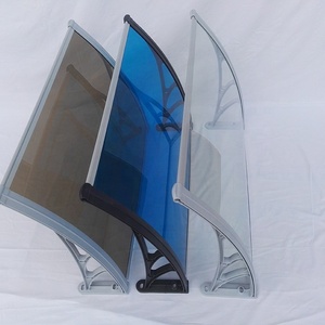 Vendita diretta in fabbrica porte e finestre da giardino tenda da sole staffa in acciaio plastica da 600mm - Product Image 4