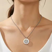 Collier runique nordique Myshape pour hommes, nœud Triquetra, Valknut, Vegvisir, boussole, amulette, acier inoxydable, talisman nordique, bijoux, cadeau