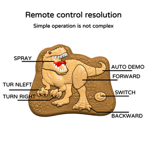 <span class=keywords><strong>Juguete</strong></span> <span class=keywords><strong>Robot</strong></span> Velociraptor de Simulación 2.4G con Control Remoto, Música, Luces y Spray, Juguetes de Dinosaurios - Product Image 5