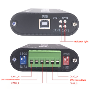 Adaptador de Bus CAN USBCANFD USBCAN, Analizador de Bus CAN, Registrador de Datos CAN, USB a CAN, USBCAN - Product Image 5