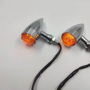 Luz Intermitente para Motocicleta, Intermitentes de Metal de Aleación de Aluminio para Motocicleta, Intermitentes LED de Metal Tipo Bala - Product Image 4