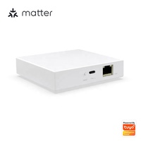 Passerelle Domotique Intelligente Matter Tuya avec Câble, Hub Bridge Protocole Zigbee Thread, Compatible Alexa Google Home HomeKit
