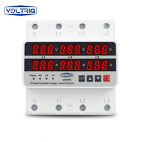Commutateur de transfert automatique 4 relais neutres 2P 220V 63A avec contrôle de temps et protection de tension ATS pour utilisation avec générateur solaire ou sur réseau