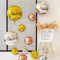 Ballons en feuille 4D de 32 pouces pour la décoration de fête d'anniversaire Fournitures de ballons étoiles à l'hélium de mariage