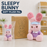 Peluche Lapin Crème Glacée Rose Personnalisée en Coton PP et Polyester Brodé, Tissu Ultra Doux Anti-Stress, Vente Directe Usine OEM ODM