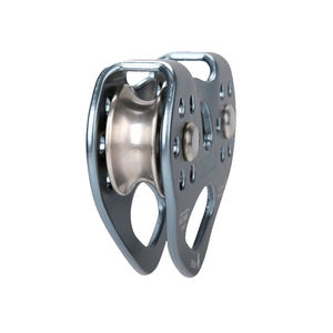 Poulie en alliage d'aluminium Jungle Expansion Zip Portable 30KN Cable Car Double Pulley Group for Outdoor Zip Line Scenic Area Ropeway - Product Image 6