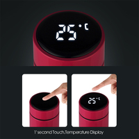 Bouteille d'eau intelligente à double paroi en acier inoxydable de 16 oz, avec affichage de la température LCD, personnalisable – Meilleure vente