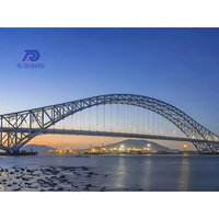 Construcción rápida Construcción de arco de acero Estructuras de acero pesado Puente de cruce peatonal