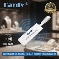 Étiquette RFID UHF personnalisée pour bijoux, longue portée 0-10m, étiquette de sécurité, suivi des stocks de bijoux, gestion des actifs, puce UCODE9