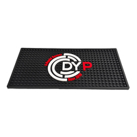 Tapis de bar en PVC et silicone personnalisé avec logo, tapis anti-dérapant pour comptoir, tapis de service pour pub, tapis de protection contre les déversements, tapis de bar en caoutchouc, tapis de bar pour bière