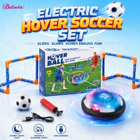 Ensemble de ballons de football flottants Belinda pour enfants, jouets éducatifs de sport d'intérieur et d'extérieur avec lumière, cadeau promotionnel