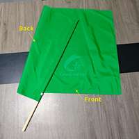 Drapeau personnalisé avec logo et taille pour signalisation de course, 100% polyester, résistant aux déchirures, rectangulaire, pour arbitre/juge, avec mât en bois – Direct Usine