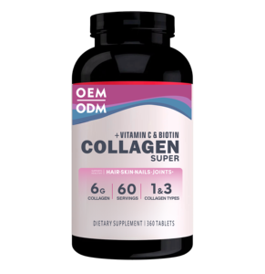 OEMカスタマイズ包装コラゲンペプチド錠剤加水分解タンパク質ホワイトニング多コラーゲンペプチド錠剤 - Product Image 1