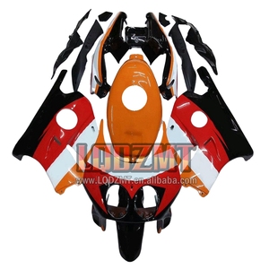 Corps d'injection pour HONDA CBR250RR MC19 CBR250 <span class=keywords><strong>CBR</strong></span> <span class=keywords><strong>250</strong></span> RR Noir orange CC 250RR 88 89 72LQ.13 <span class=keywords><strong>CBR</strong></span> 250CC <span class=keywords><strong>1988</strong></span> 1989 Kit de carénage OEM - Product Image 1
