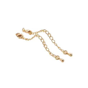 14K mạ vàng Clasp móc đồ trang sức làm nguồn cung cấp phụ kiện đồng nam châm vòng/tim làm tự làm Chuỗi vòng cổ