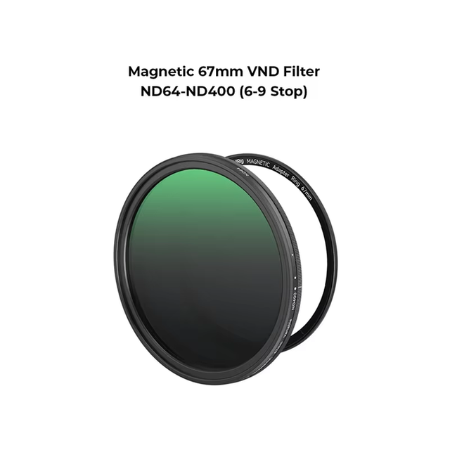For SmallRig Magnetic 67mm VND Filter ND64-ND400 6-9 Stop Adjustable VND Filter Magnetic Attachment 5169