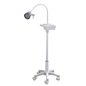 Lampada da Esame LED Mobile su Supporto a Pavimento in Acciaio Inossidabile per Ospedali e Cliniche - Product Image 2