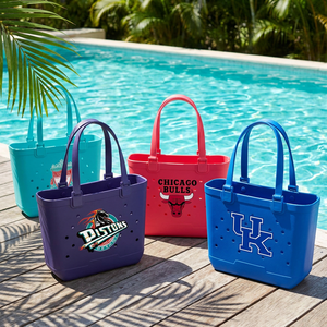 <span class=keywords><strong>Bolsa</strong></span> <span class=keywords><strong>de</strong></span> Playa <span class=keywords><strong>de</strong></span> EVA con Logotipo Personalizado, Impermeable, con Asas Extraíbles, Gran Capacidad, para Mujer, Venta al Por Mayor - Product Image 3