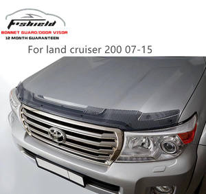 Für Toyota Land Cruiser 200 LC200 07-15 Motorhaubenschutz - Insektenschutz - Steinschlagschutz - Dunkel Getönt oder Carbon-Optik - Product Image 2