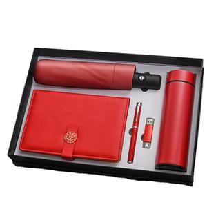 Düşük fiyat promosyon iş hediye seti dizüstü kalem su şişesi Usb sürücüsü Set özel promosyon hediye seti - Product Image 1