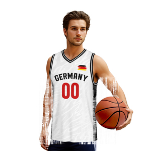 <span class=keywords><strong>Camiseta</strong></span> Deportiva <span class=keywords><strong>de</strong></span> <span class=keywords><strong>Baloncesto</strong></span> Unisex <span class=keywords><strong>de</strong></span> Talla Grande, 100% Poliéster, Blanca, Transpirable, <span class=keywords><strong>de</strong></span> Secado Rápido, Antibacteriana, con Cuello en V, Personalizable con Transferencia <span class=keywords><strong>de</strong></span> Calor, Estilo Iraní - Product Image 4
