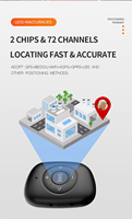 Dispositivo de Rastreo GPS de Plástico Pequeño 4G, Soluciones de Telecomunicaciones para Personas Mayores, Llamadas de Emergencia SOS, Llamadas Bidireccionales, Control por Aplicación, Geo